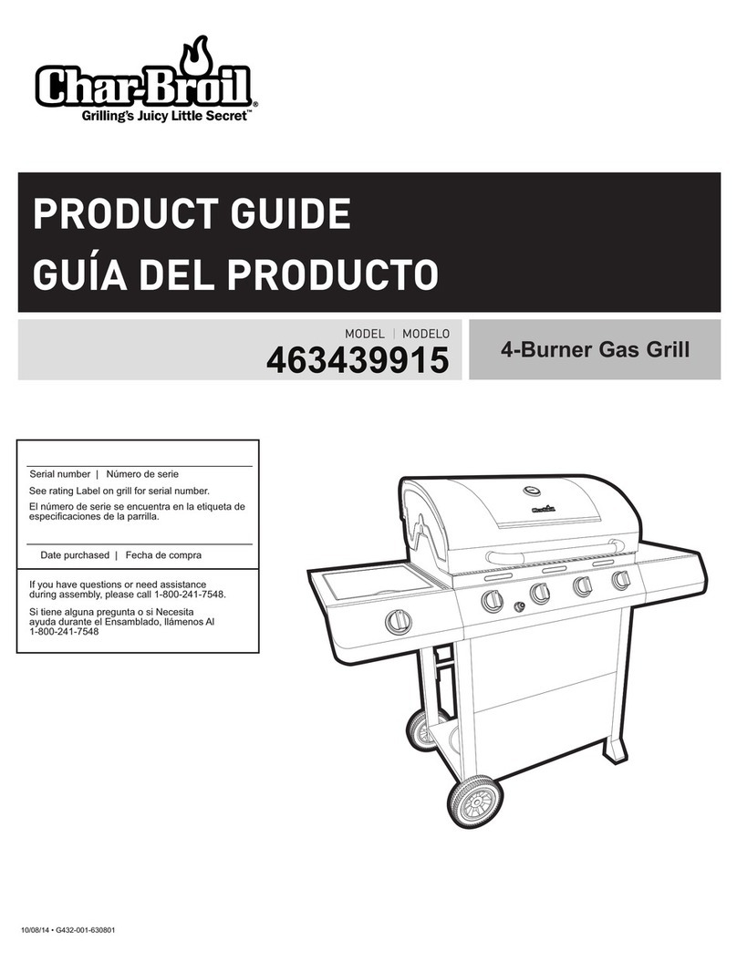 Char-Broil 463439915 User manual