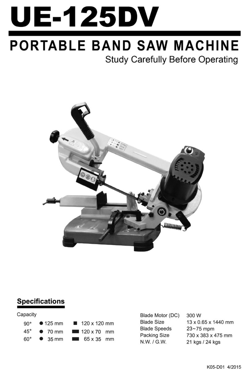 Axminster UE-125DV Operation manual