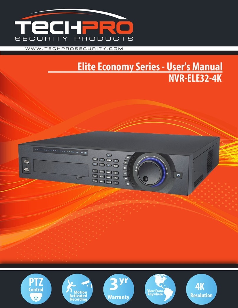 Techpro NVR-ELE32-4K User manual