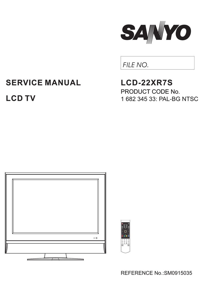 Sanyo LCD-22XR7S User manual
