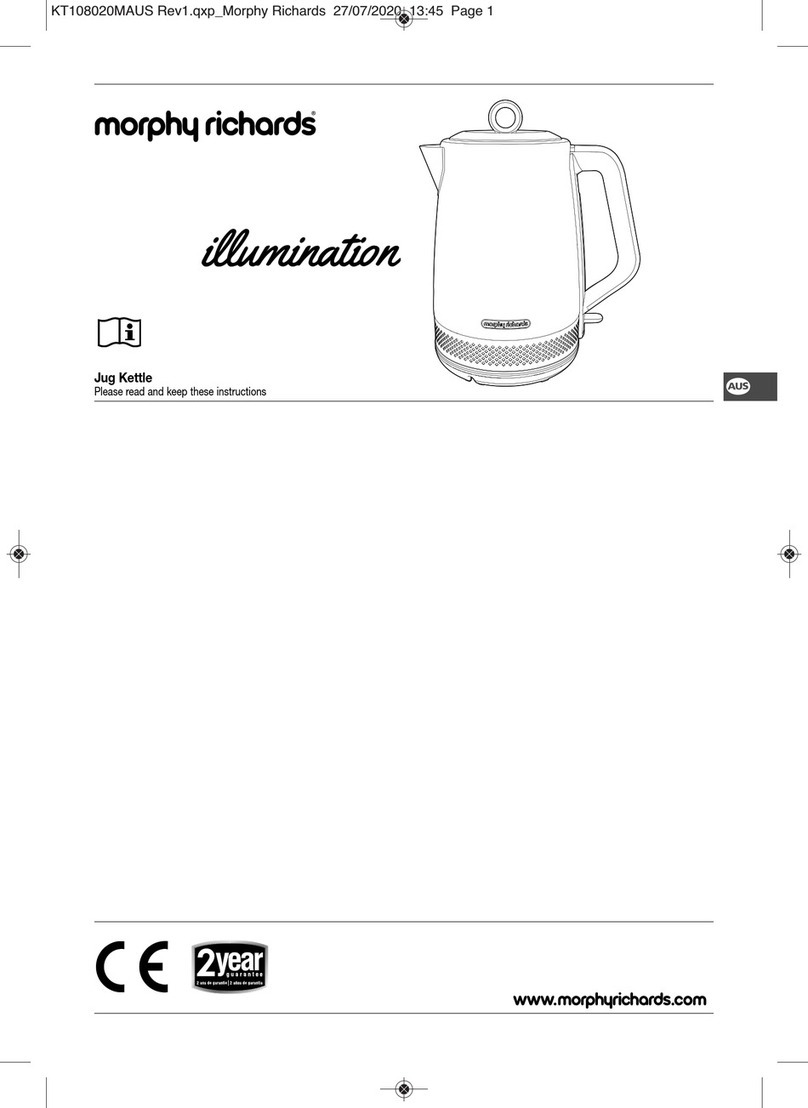 Morphy Richards illumination User manual