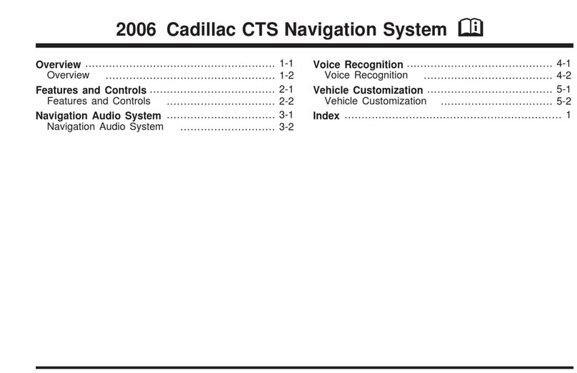 Cadillac 2006 CTS User manual Cadillac 2006 CTS User manual