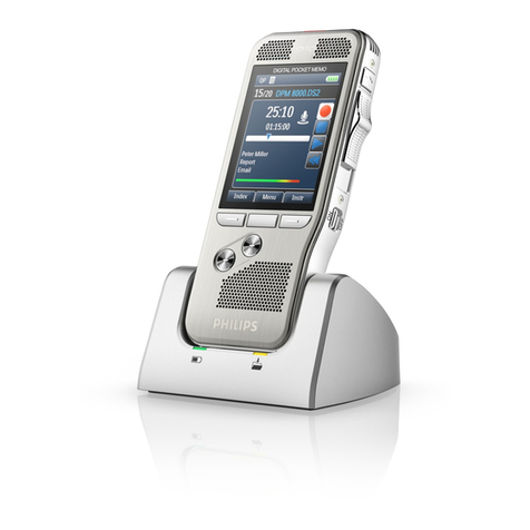 Philips Pocket Memo DPM8200 User manual