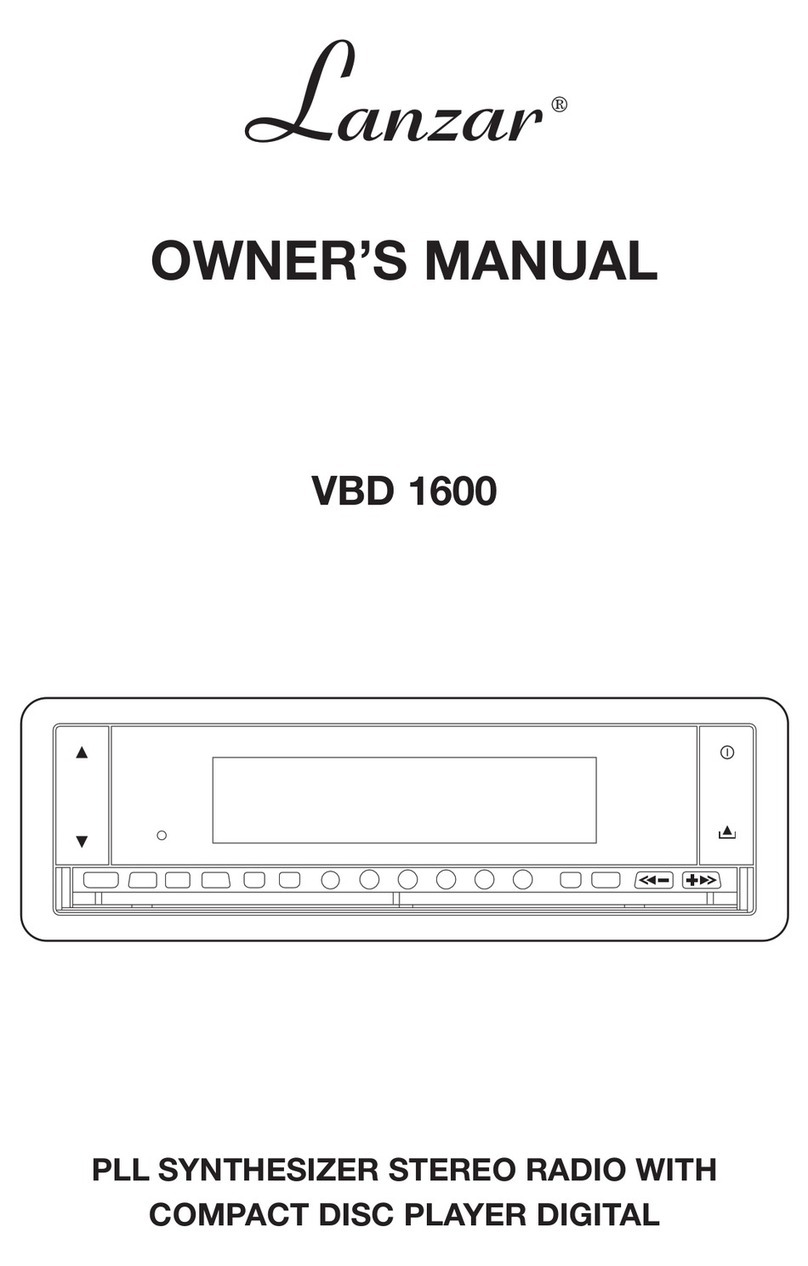 Lanzar VBD 1600 User manual
