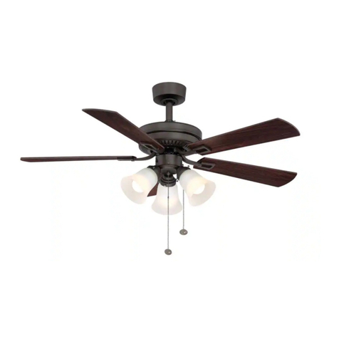 HAMPTON BAY 593-543 AL958-ORB Use and care guide