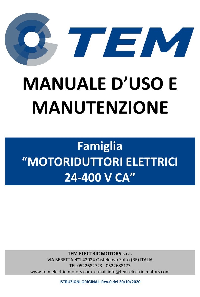 TEM 24-400 V AC Series Operation and maintenance manual