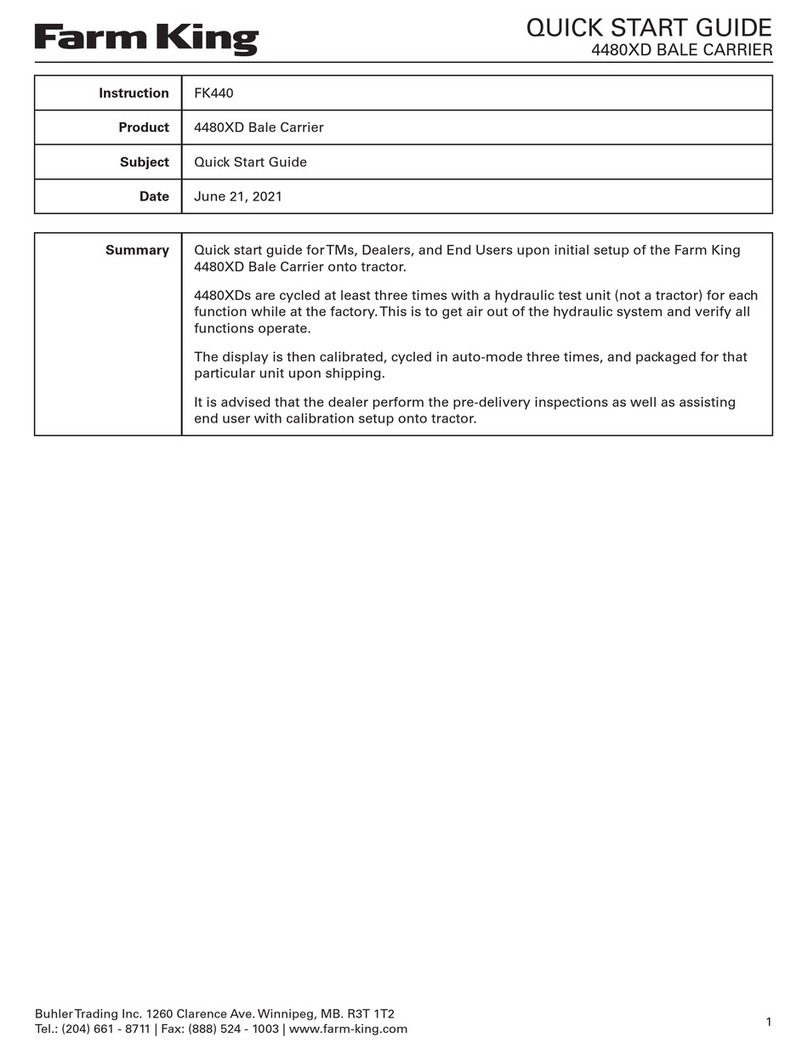 Farm King 4480XD quick start guide