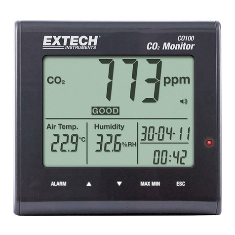 Extech Instruments CO100 User manual Extech Instruments CO100 User manual
