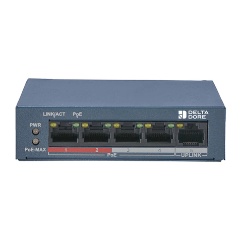 DELTA DORE PoE SW4 installation guide