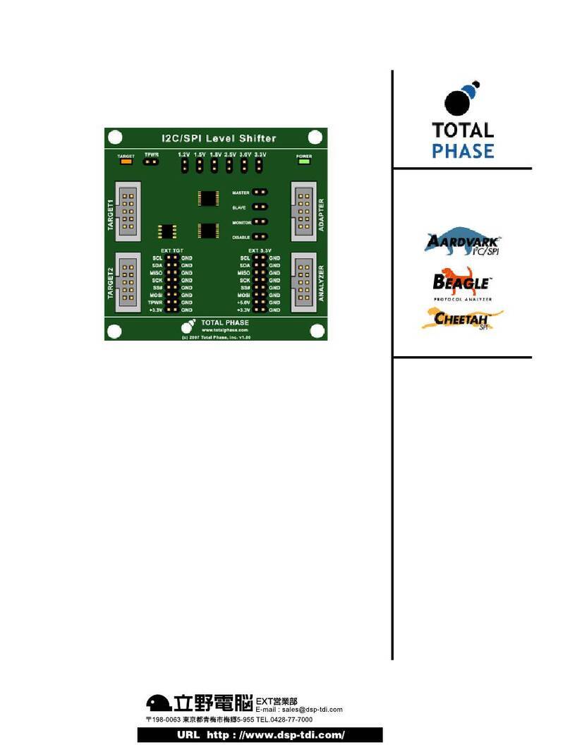 Total Phase Level Shifter user manual
