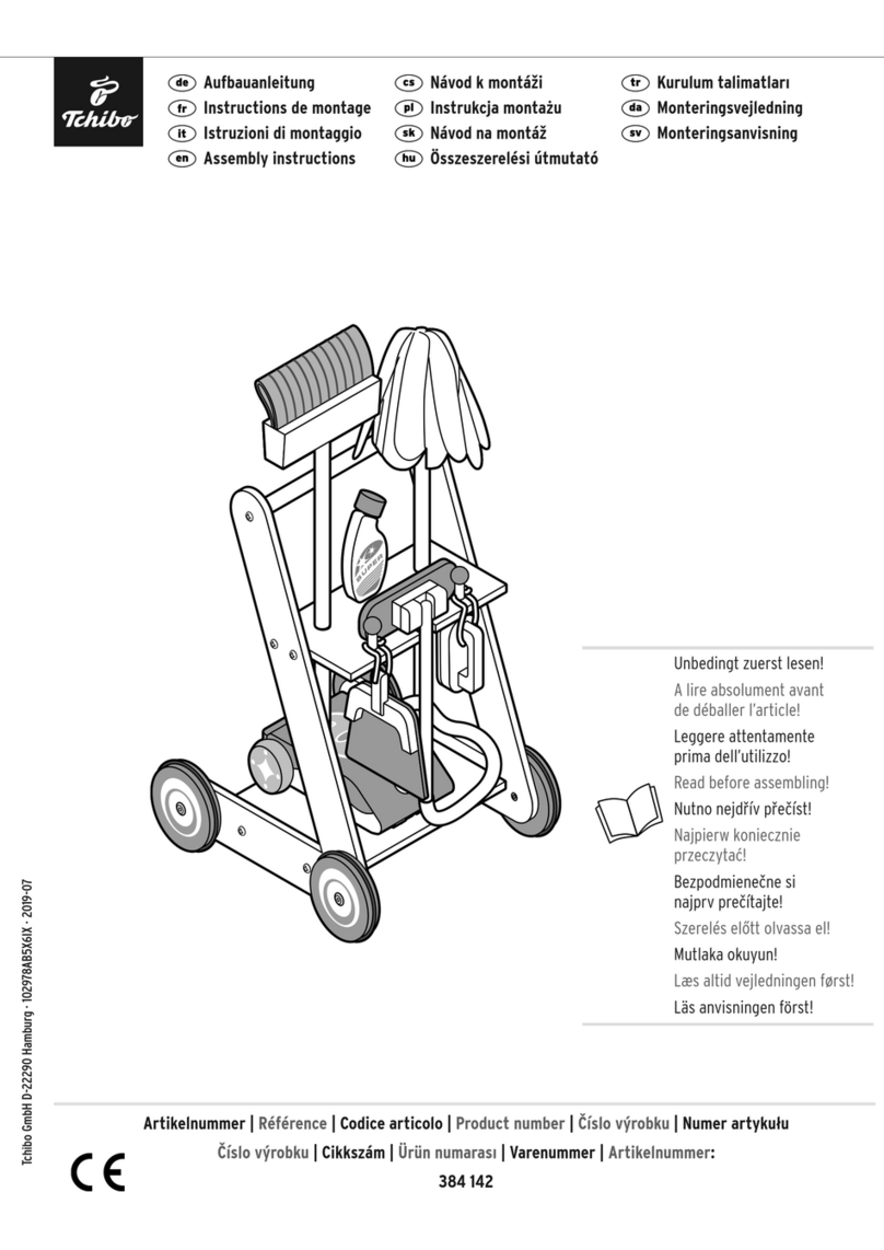 Tchibo 384 142 Assembly instructions