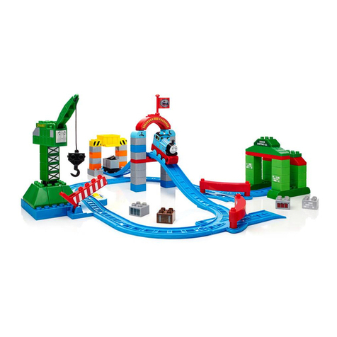 Mega Bloks Thomas & Friends Zooming Along at Brendam... Instruction