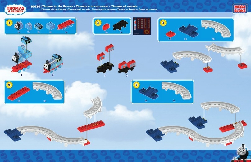 Mega Bloks Thomas & Friends Thomas to the Rescue User manual