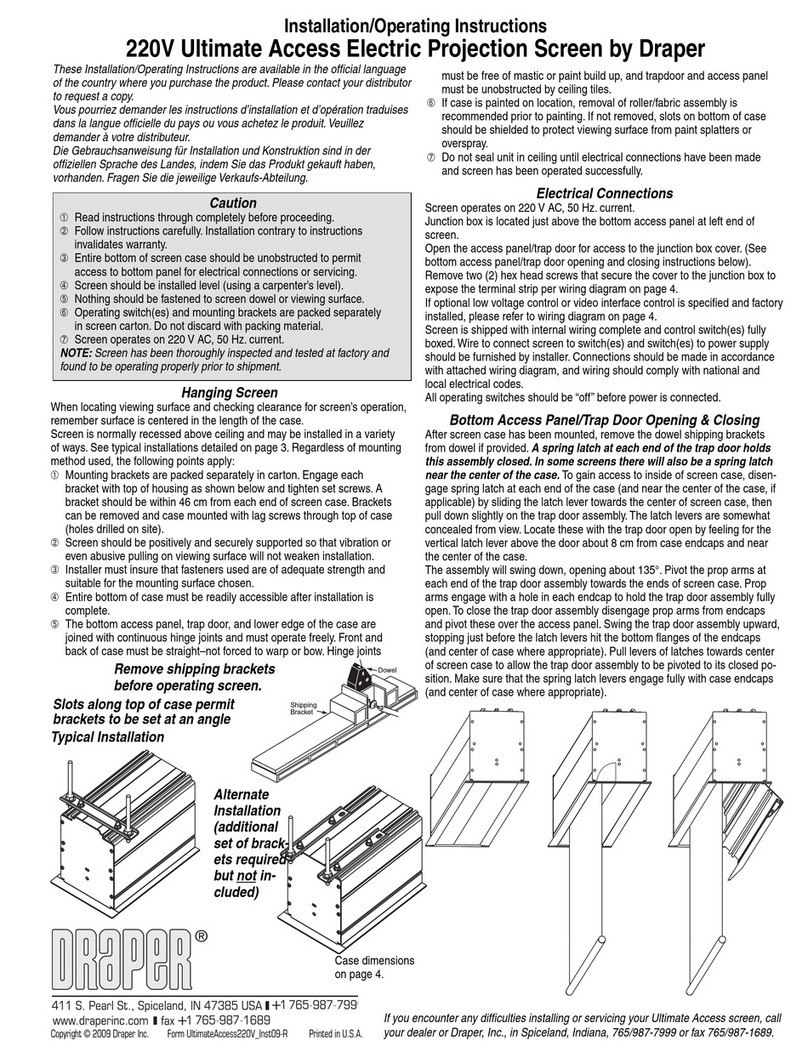 Draper Ultimate Access Series Manual