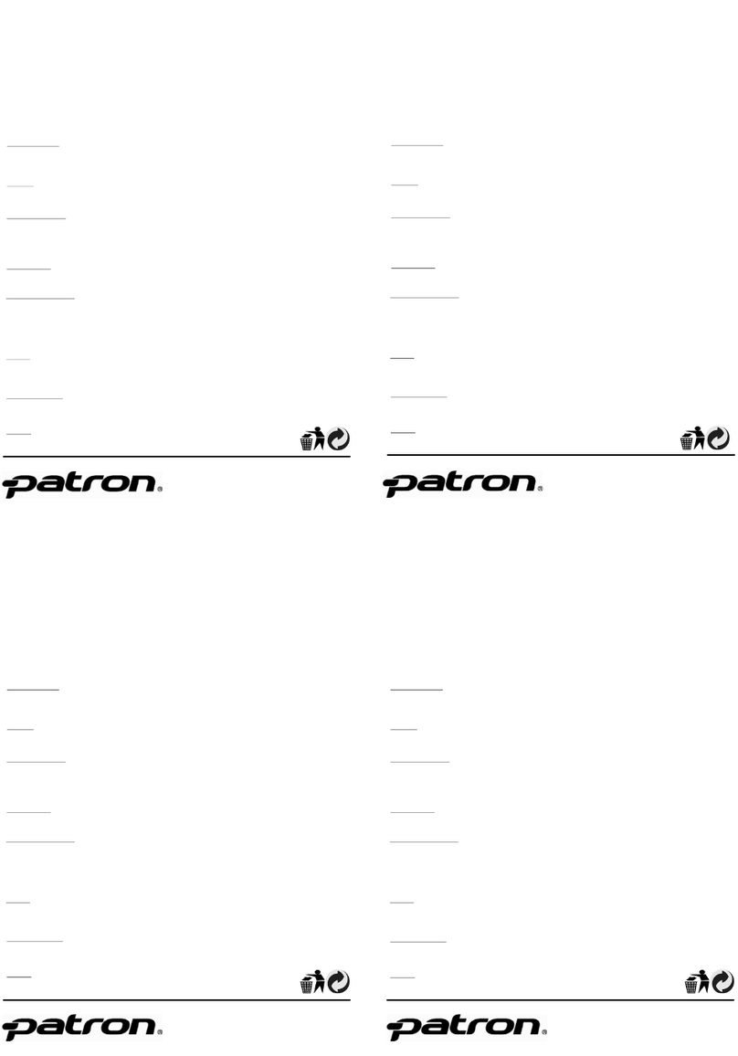 Patron Brasna STYLE Plus quick start guide