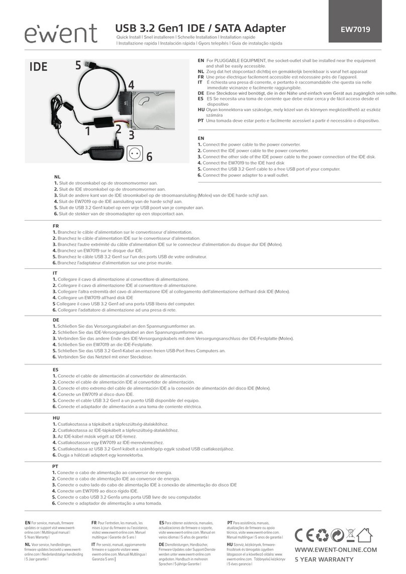Ewent EW7019 Quick install