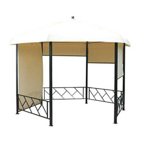 leco 6-Eck Pavillon instructions