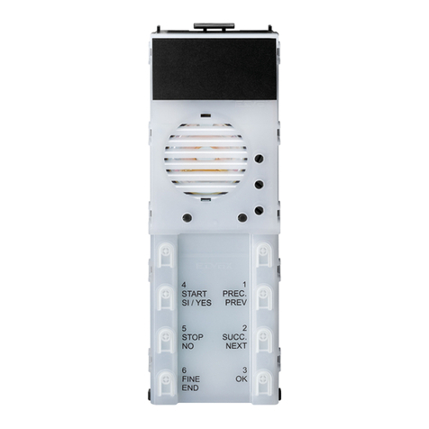Vimar Elvox 13F3 Owner's manual