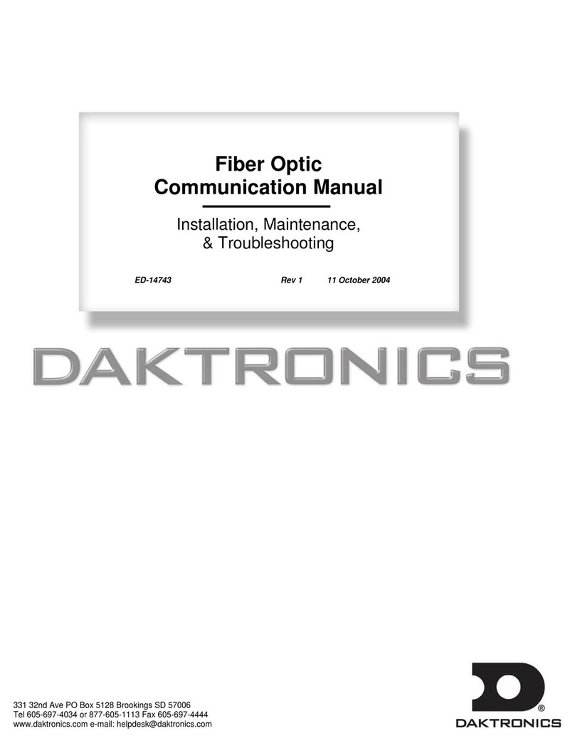 Daktronics ED-14743 manual