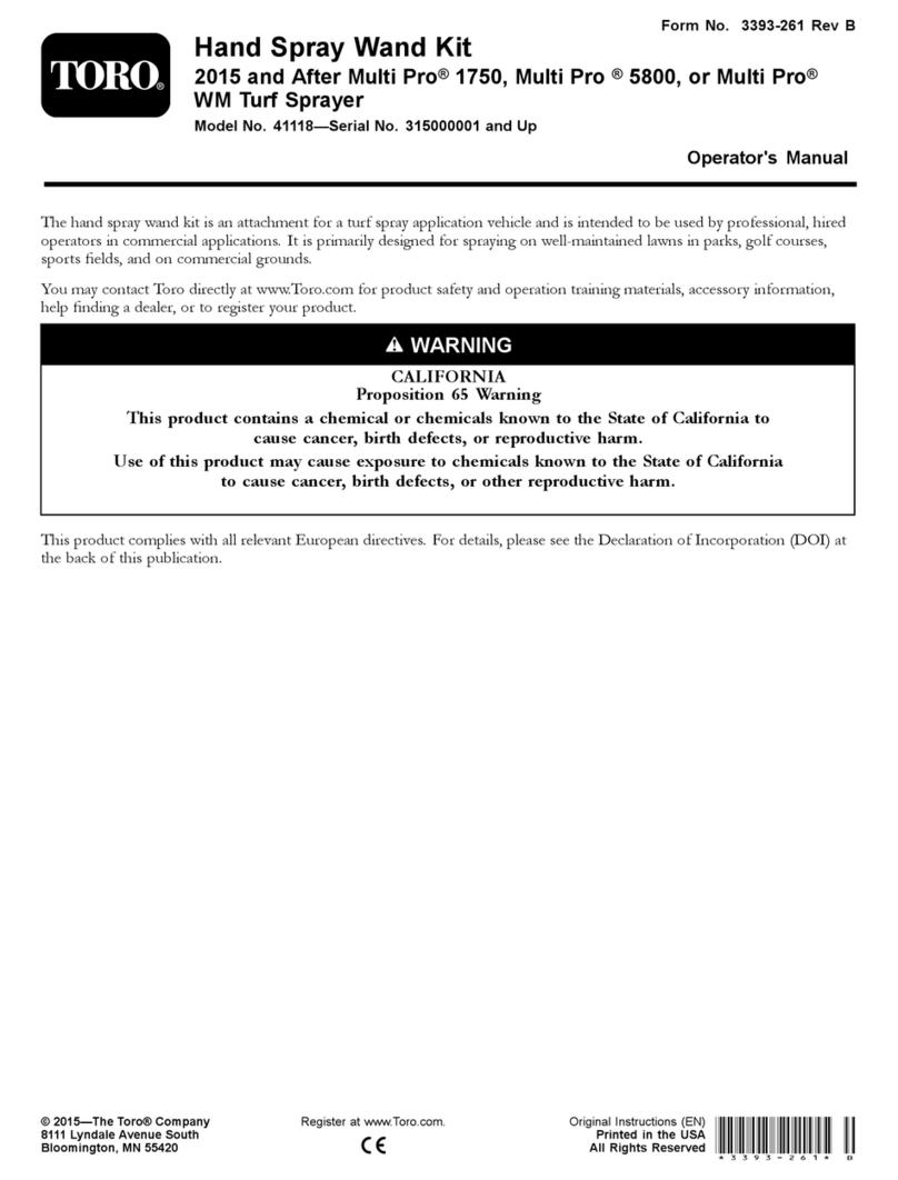 Toro Multi Pro 41118 User manual