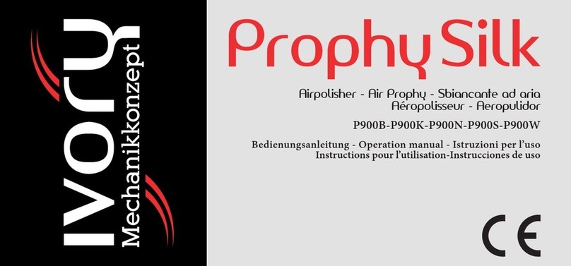 ivory ProphySilk P900K Operation manual