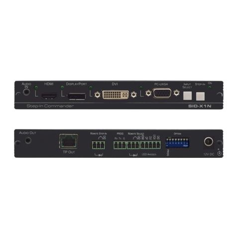 Kramer SID-X1N quick start guide
