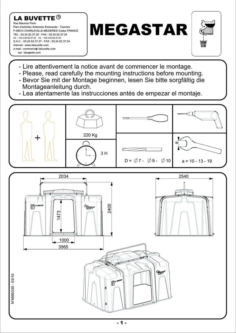 La Buvette MEGASTAR manual