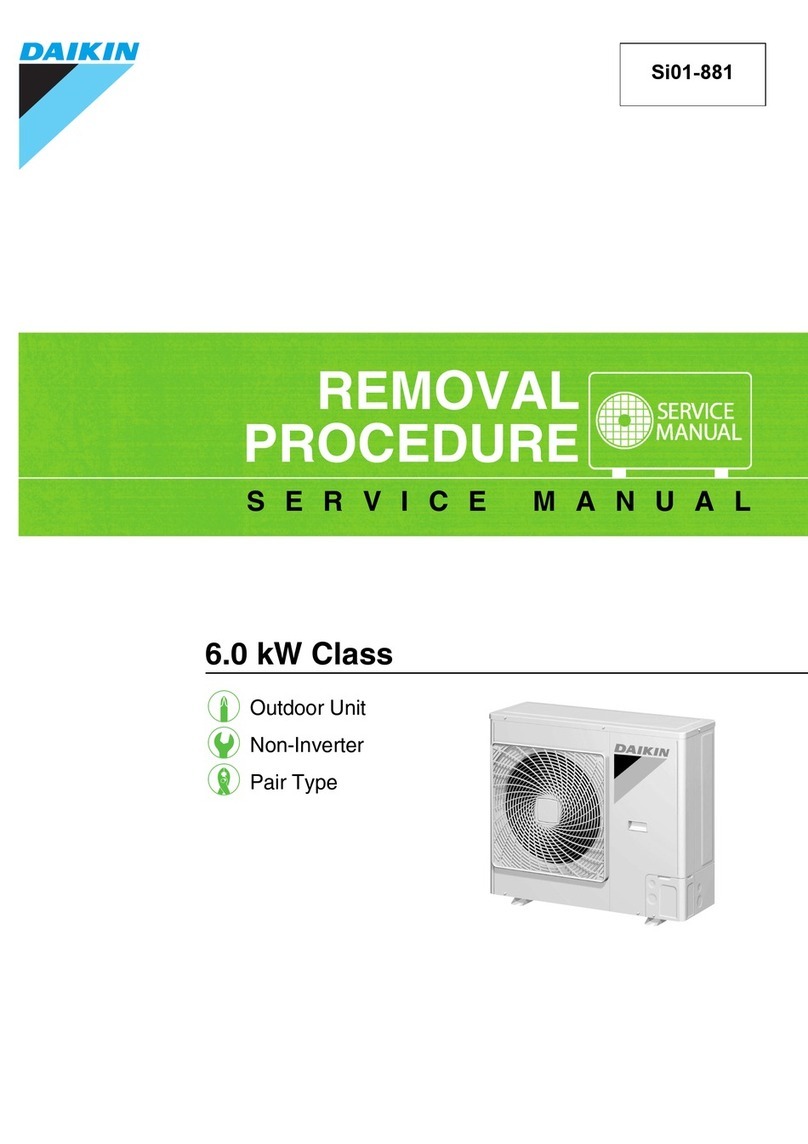 Daikin R60GV1G Service manual