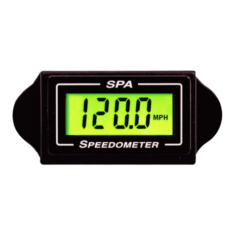 Spa SPEEDO Installation and operating manual