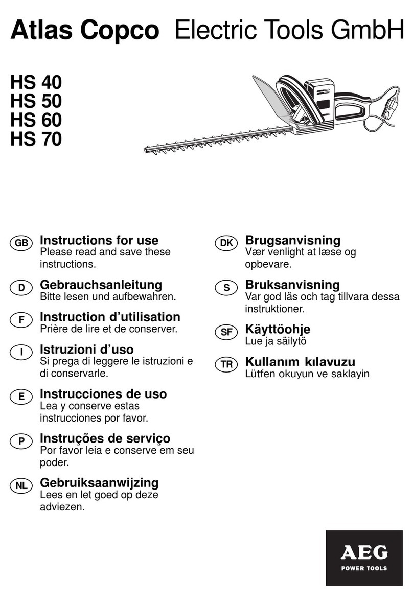AEG Atlas Copco HS 40 Instructions for use