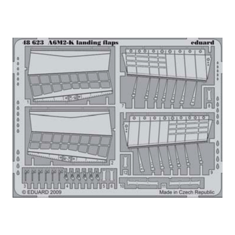 Eduard A6M2-K landing flaps User manual Eduard A6M2-K landing flaps User manual