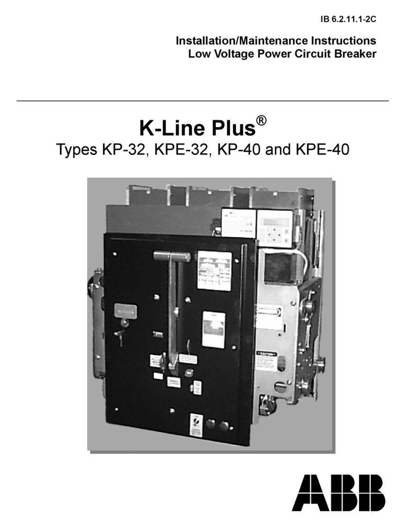 ABB K-Line Plus KP-32 Installation & maintenance instructions