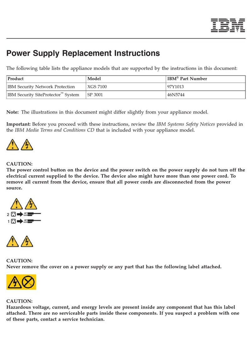 IBM SP3001 Replacement instructions IBM SP3001 Replacement instructions