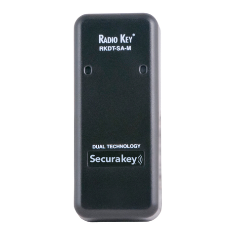 Securakey Radio Key RKDT-SA-M operating guide