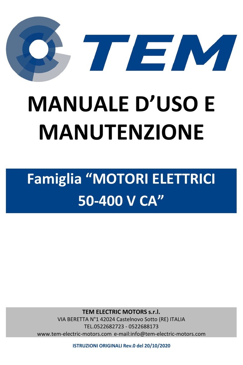 TEM 50-400 V CA Series Operation and maintenance manual