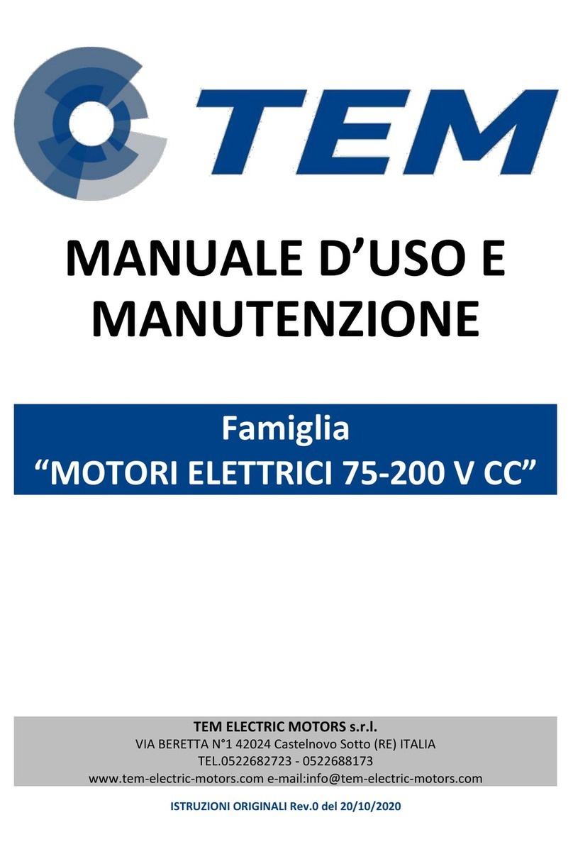TEM 75-200 V DC Series User manual