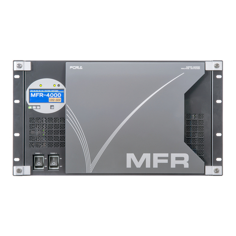 FOR-A MFR-4000 User manual FOR-A MFR-4000 User manual