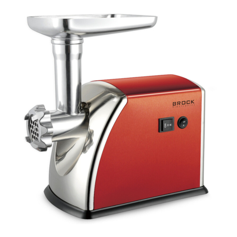 Brock MG 1601 RD user manual