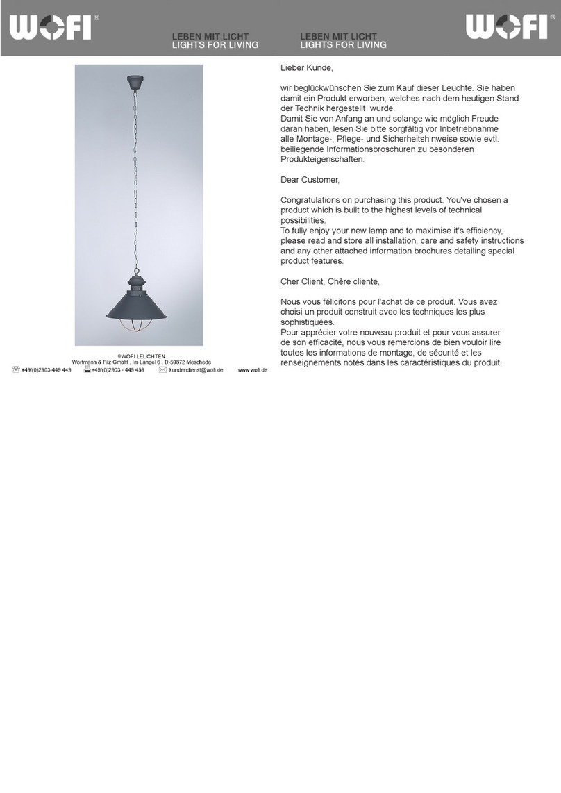 wofi 6249.01-6000 Series installation instructions