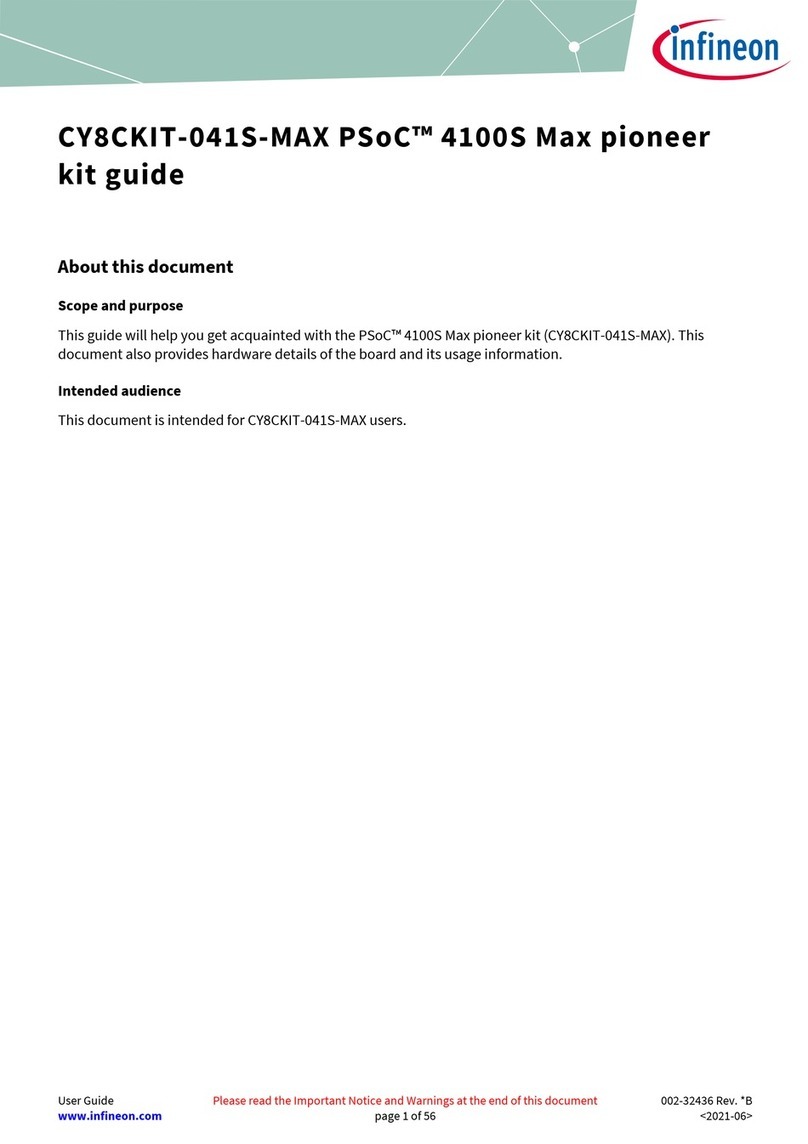 Infineon CY8CKIT-041S-MAX user guide
