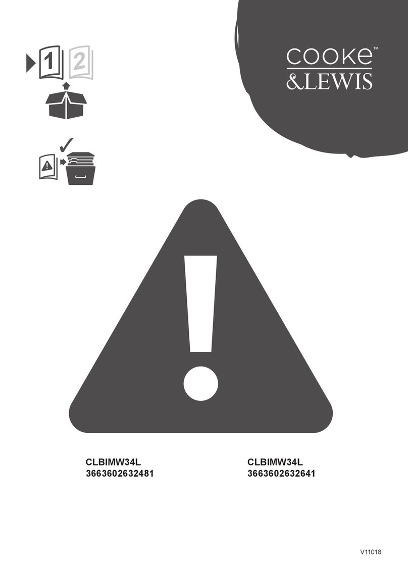 Cooke & Lewis CLBIMW34L instructions