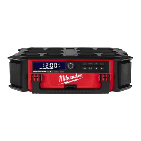 Milwaukee M18 PRCDAB+ Original instructions