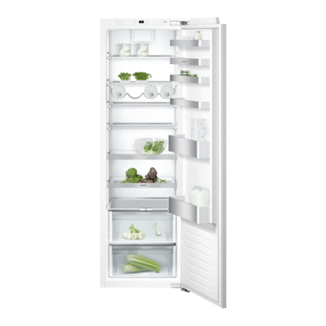 Gaggenau RC 282 User manual