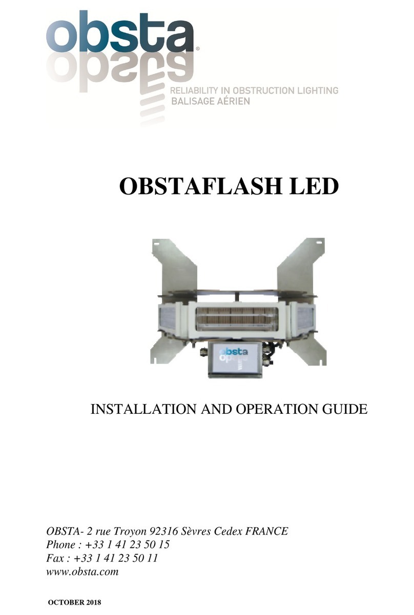 obsta OBSTAFLASH Led Operating instructions