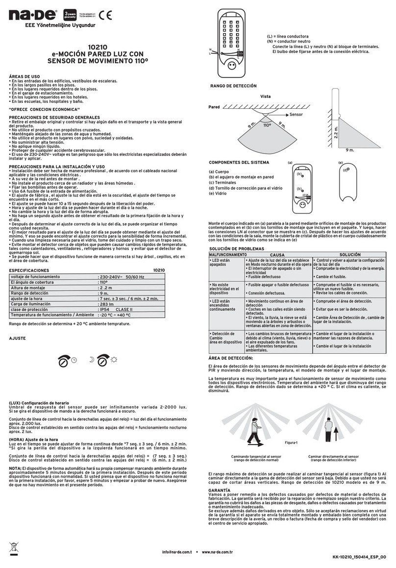NA-DE 10210 instruction manual