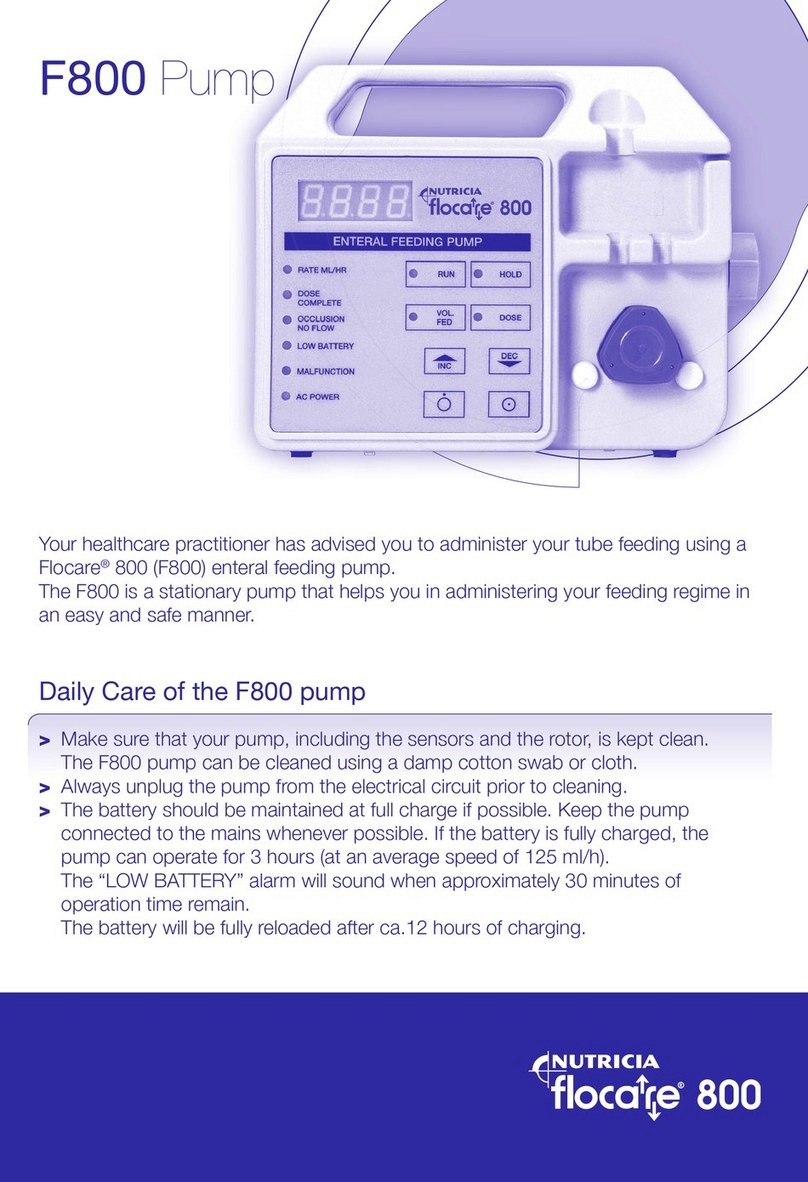 Nutricia Flocare 800 manual