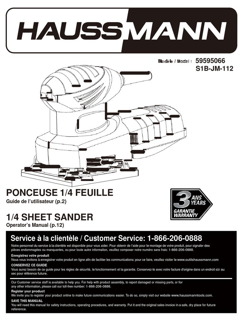 Haussmann S1B-JM-112 Operator's manual