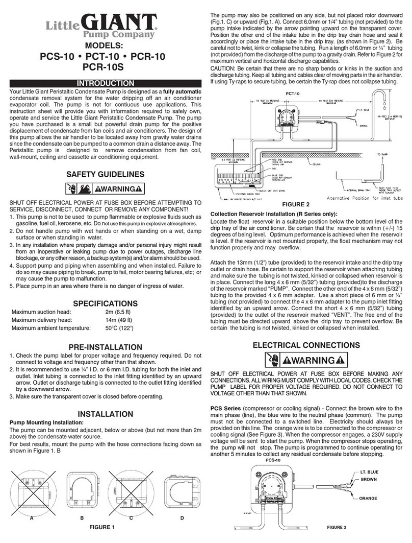Little Giant PCS-10 User manual