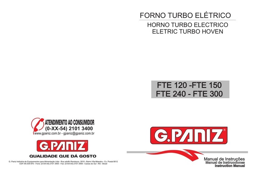 G. Paniz FTE 120 instruction manual