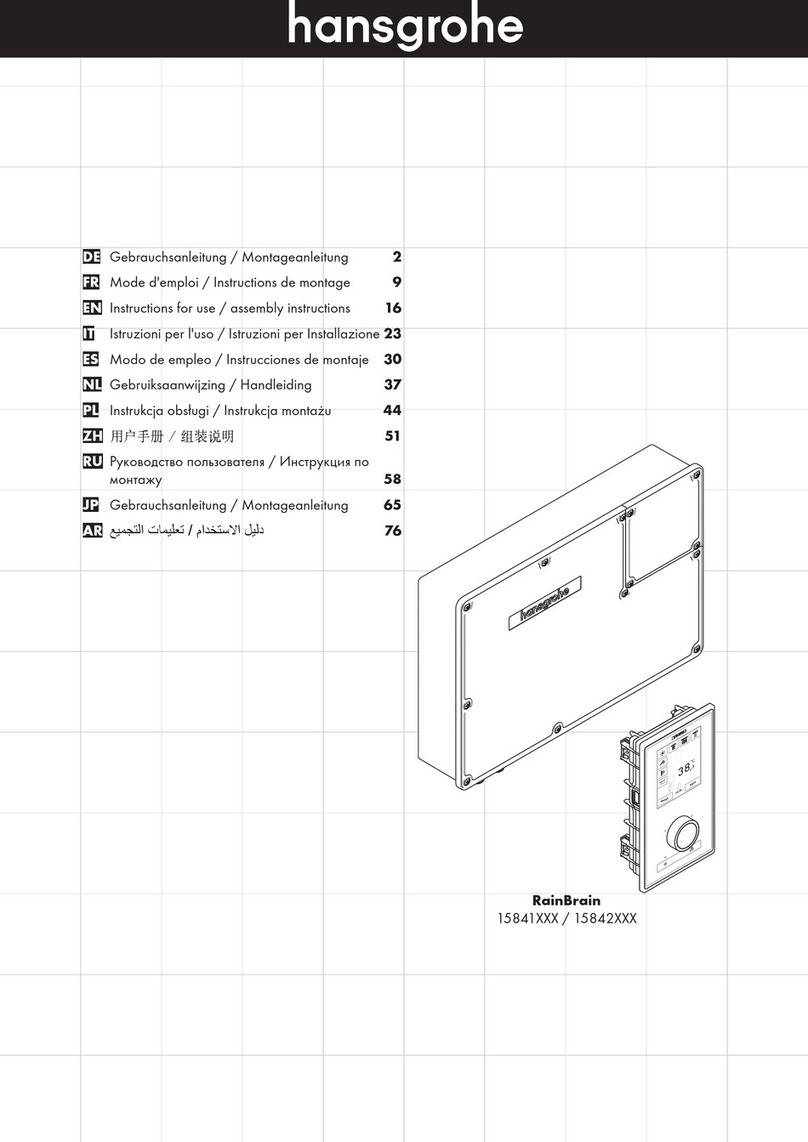 Hans Grohe RainBrain 15841 Series Manual